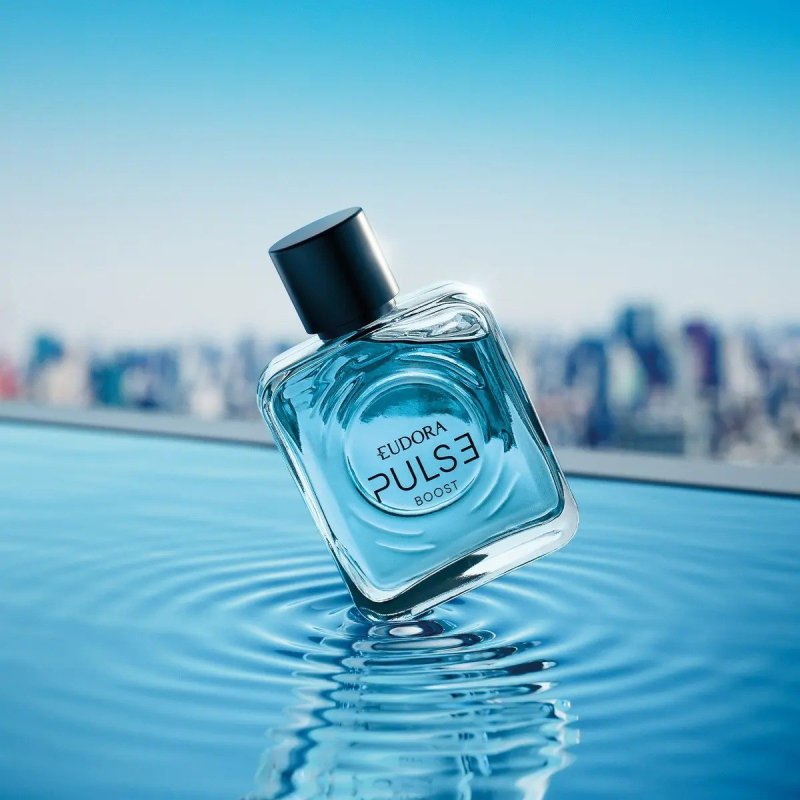 Colônia Eudora Pulse Boost Amadeirado Fresco 100ml