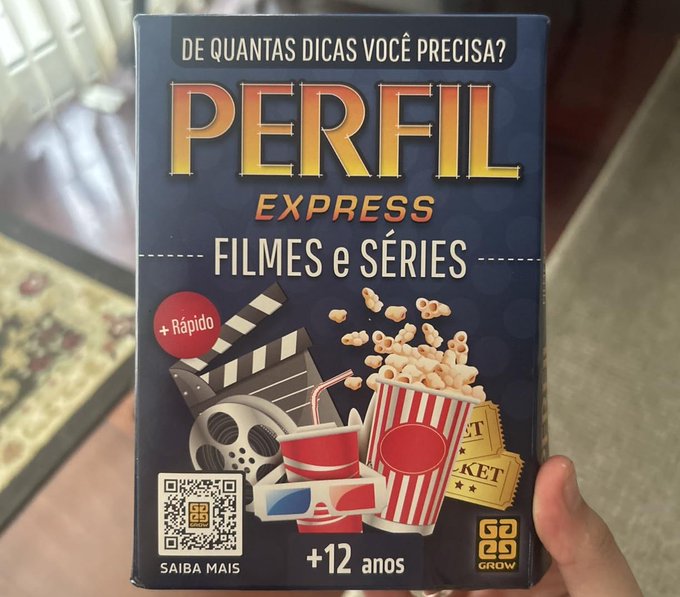Jogo Tabuleiro Perfil Express Filmes e Séries + Frete Grátis