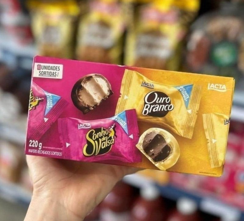 Caixa Sonho de Valsa e Ouro Branco Sortidos 220g