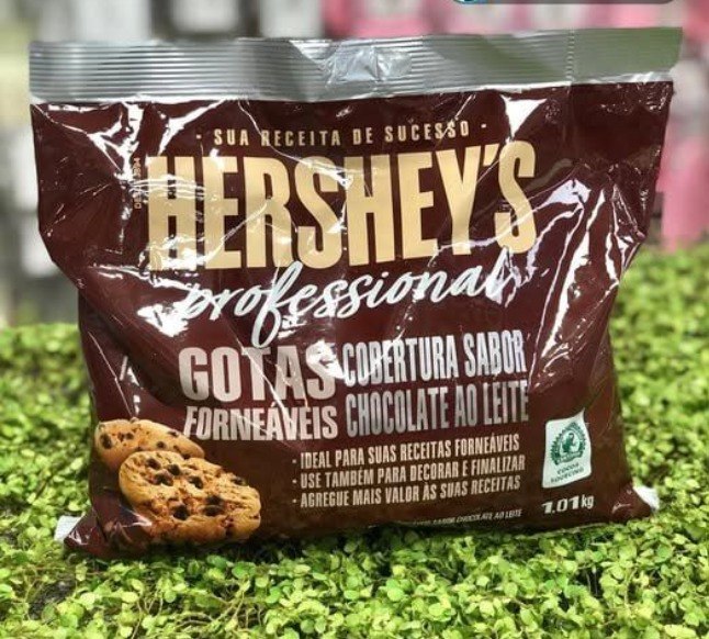 Gotas Forneáveis Chocolate ao Leite Hershey'S Professional - 1,01Kg