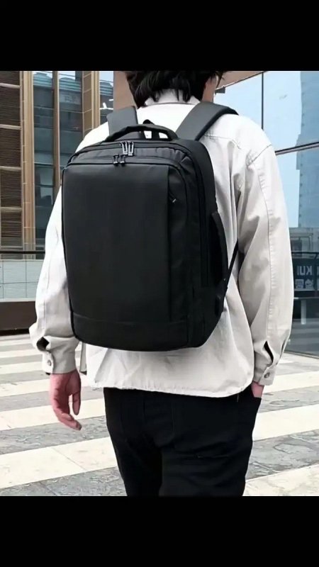 Mochila Dos Homens Com Faixa Impermeável Para Expansão