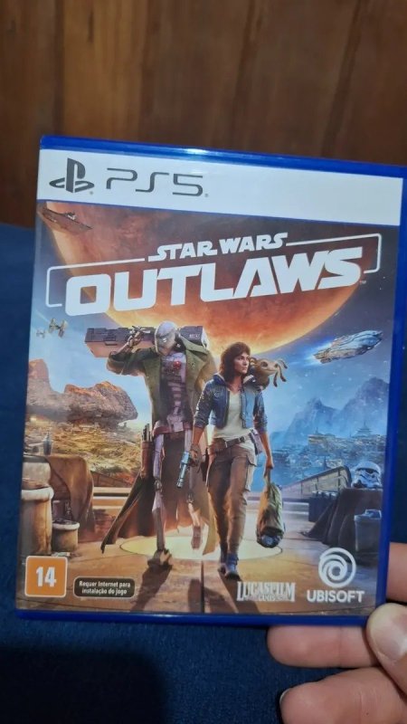 Jogo Star Wars Outlaws Ps5 Mídia Física Português + Frete Grátis