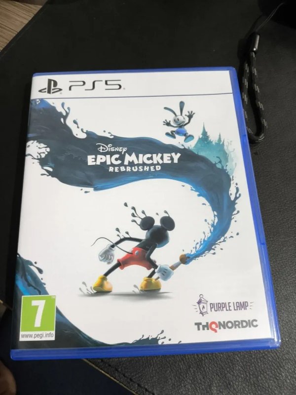 Jogo Disney Epic Mickey Rebrushed Ps5 Eur Midia Fisica + Frete Grátis