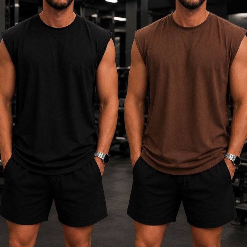 Regata Oversized Masculino Tamanho Grande Básica Lisa