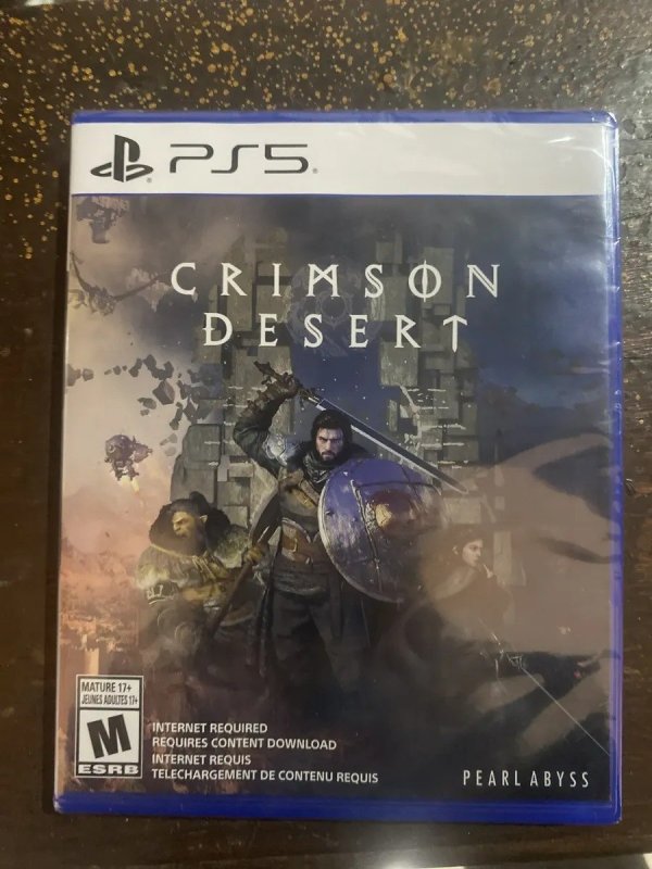 Jogo Crimson Desert Ps5 Midia Fisica + Frete Grátis