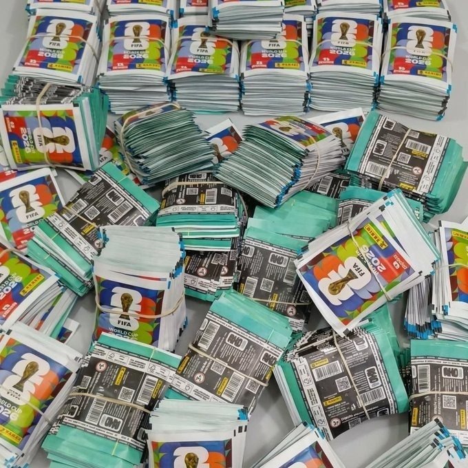 Kit 700 Figurinha Do Álbum Copa Do Mundo 2026 - 100 Envelopes + Frete Grátis