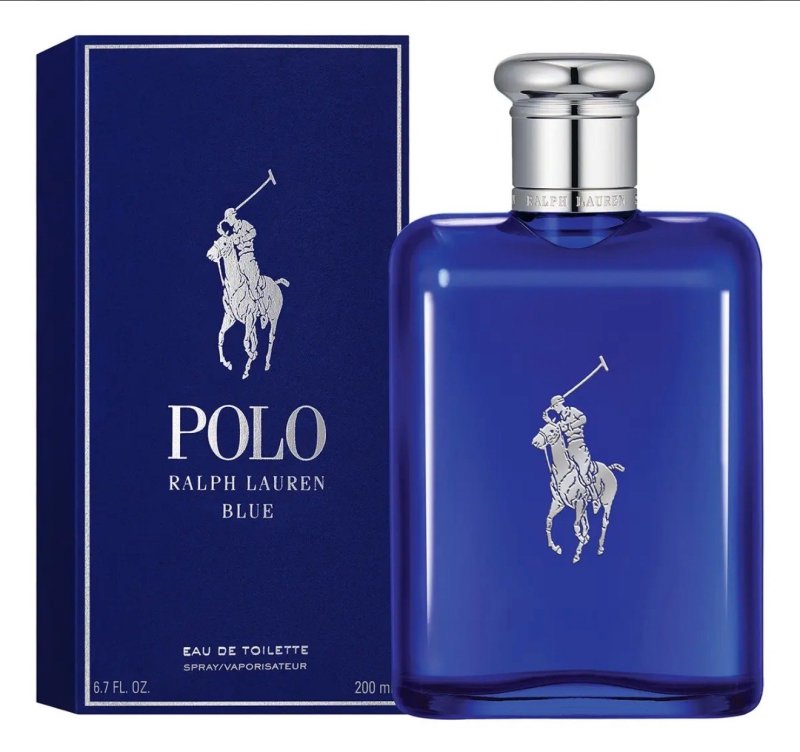 Perfume Masculino Eau De Toilette Ralph Lauren Polo Blue 200 Ml