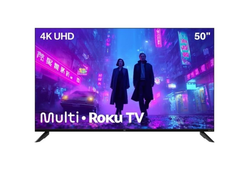 Smart TV 50" Roku Multi 4K Compatível com Alexa e Google Home