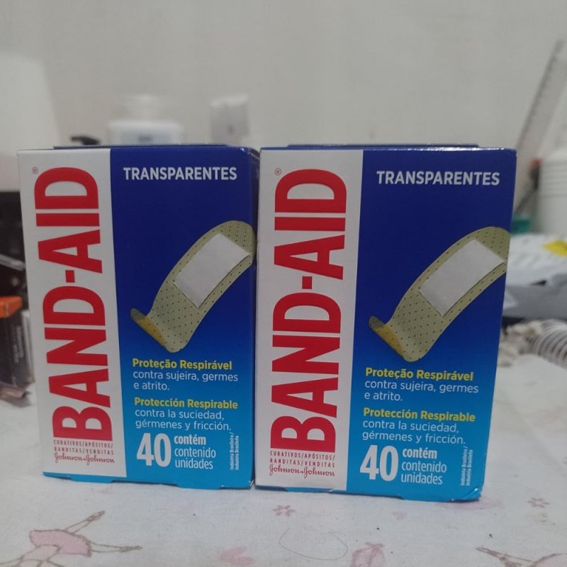 40 Un. Band-Aid Curativos Adesivos