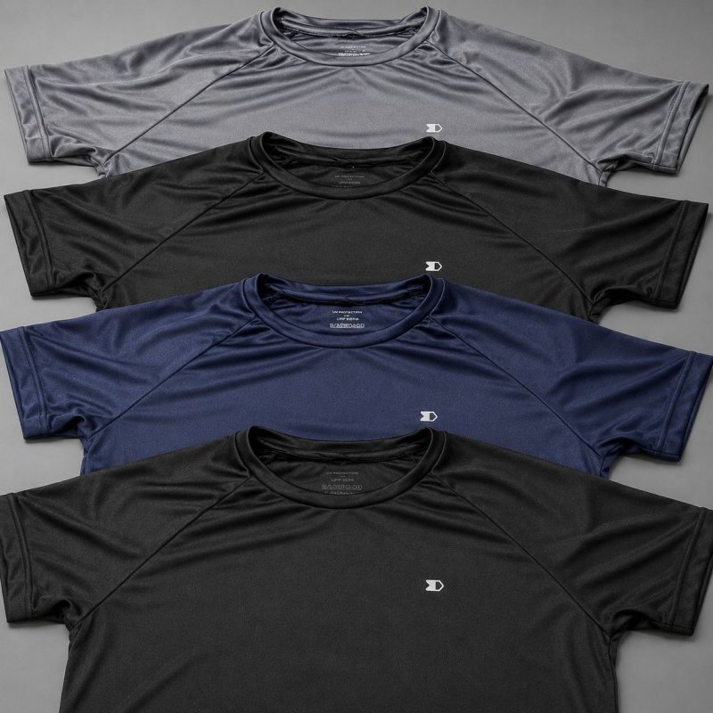 Kit 4 Camiseta Dry-fit Sandrini Masculina Academia Caminhada