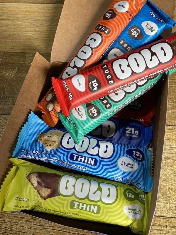 Bold Barra De Proteína Caixa Mix Snacks Variados - Caixa Com 12 Unidades Misto