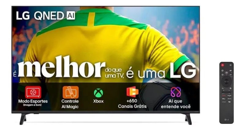 Combo Smart TV 86" QNED 4K LG 86QNED73 + Caixa De Som Xboom Stage301