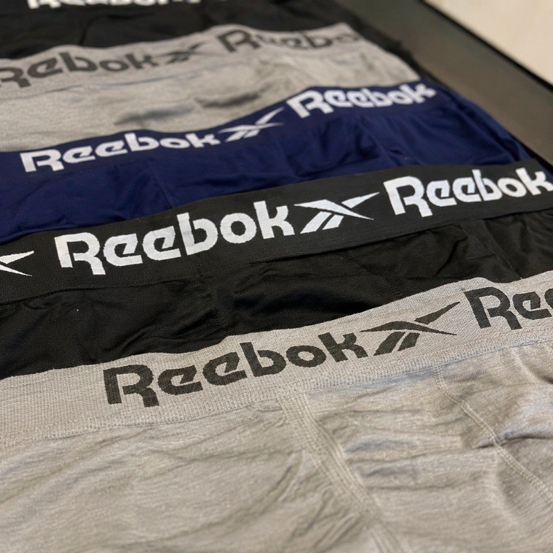 Kit 6 Cuecas Boxer Reebok Microfibra Sem Costura Original