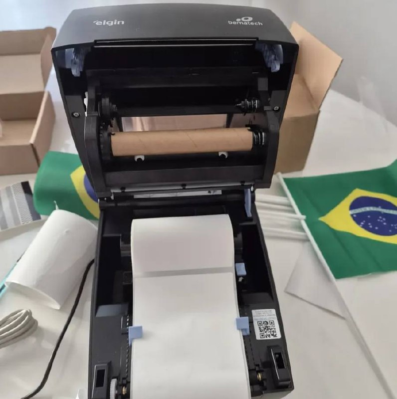 Impressora de Etiquetas Elgin L42 Pro Full USB Serial - Preto