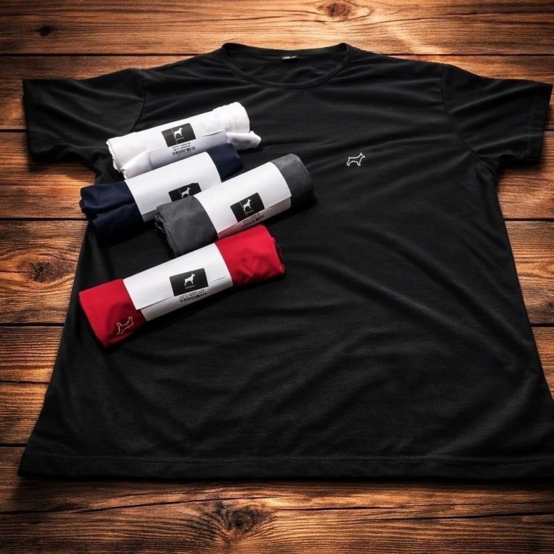 Kit 4 Camiseta Dry Fit Parvori Masculina Academia Corrida