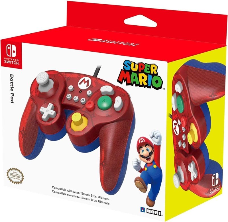 CONTROLE HORI SUPER SMASH BROS PRA NINTENDO SWITCH