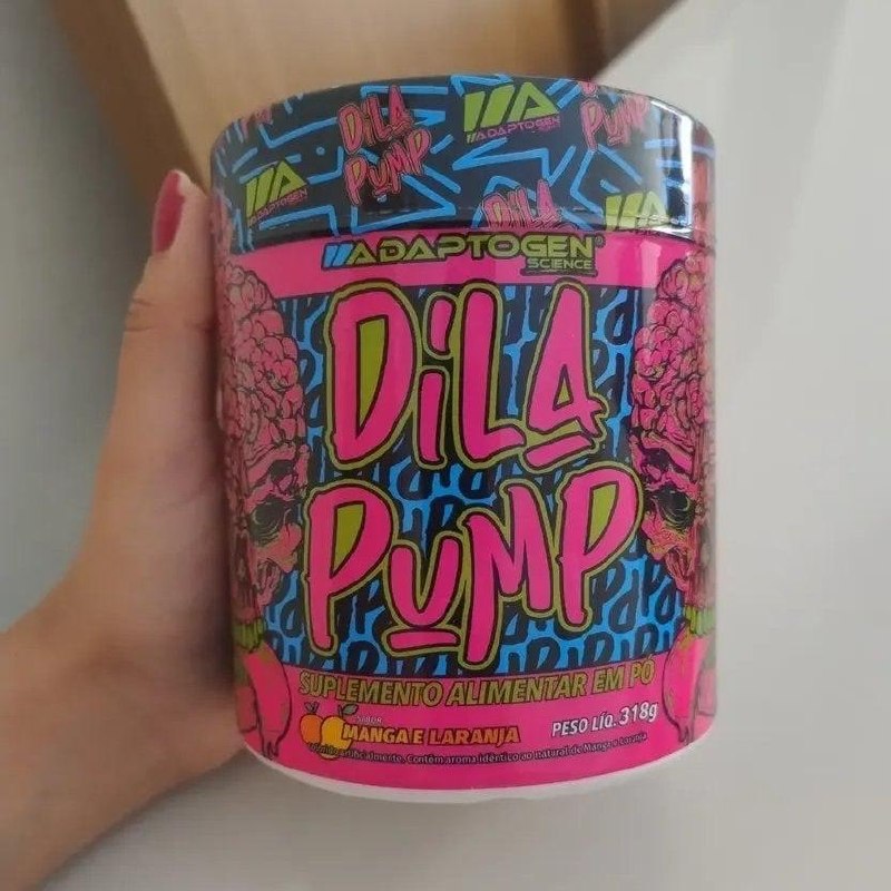Dila Pump Pré-treino 318g Adaptogen Sabor Mango And Orange