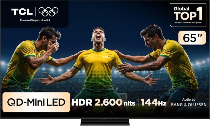 Smart TV TCL 65 Polegadas QLED Mini LED 4K