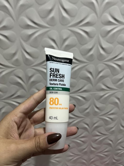 Neutrogena Protetor Solar Sun Fresh FPS 80 Sem cor 40ml