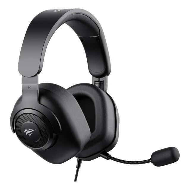 Fone Headset Gamer Havit H2230d P2 P3 3,5mm Microfone Removível Consoles Pc Preto