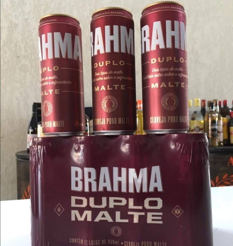 Pack Cerveja Brahma Duplo Malte - 12 unidades 350ml