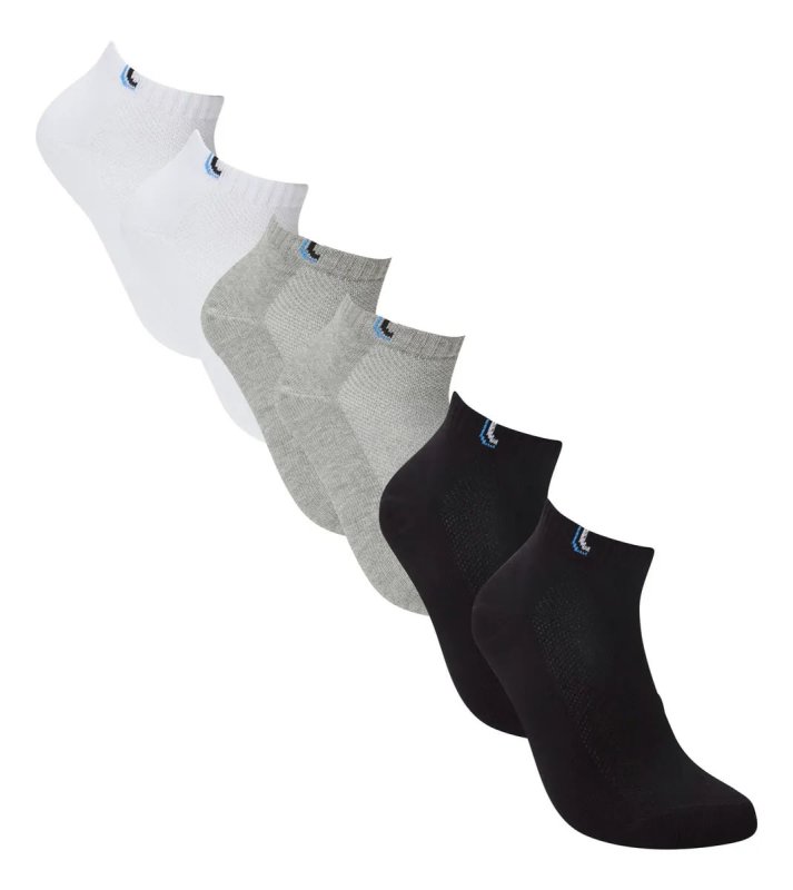 Kit com 6 Pares de Meias Lupo Cano Curto