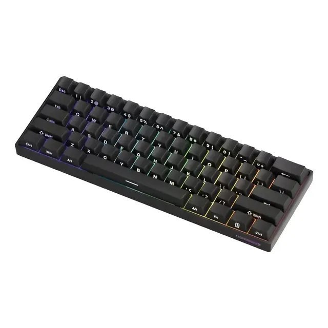 Teclado Gamer Magnético Akko Monsgeek Fun60 Pro 8000hz Preto Inglês Us