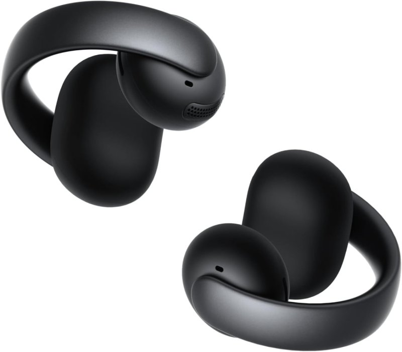 Soundcore AeroClip Anker - Bluetooth Aberto - 4 Microfones IA - Preto
