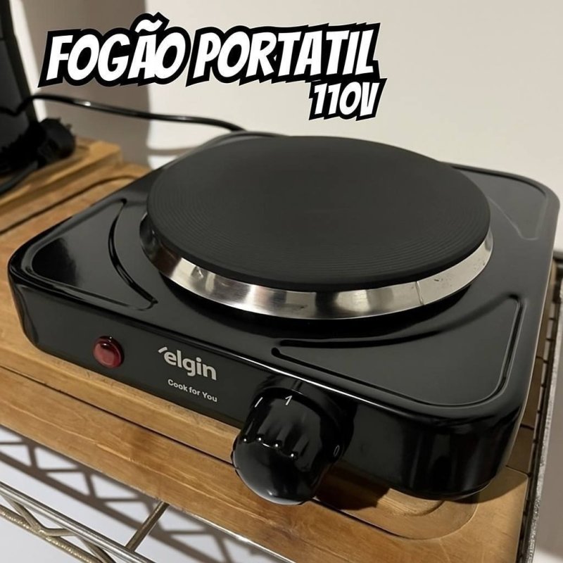 Fogão Portátil Single Cook 1 Boca Elgin + Frete Grátis