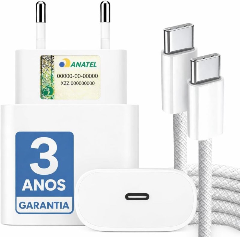 Carregador Turbo 25w Linha Premium Com Entrada Tipo C, Hight Quality