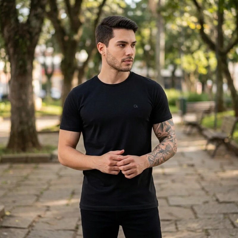 Camiseta Ogochi Básica Algodão