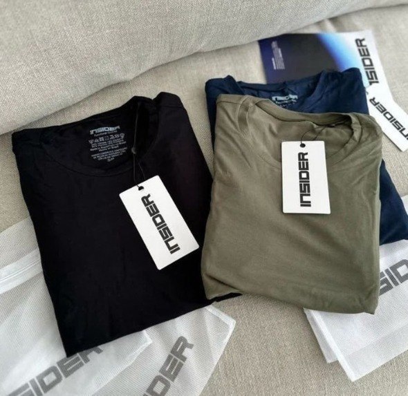 Kit com 3 Camisetas Tech T-Shirt Insider