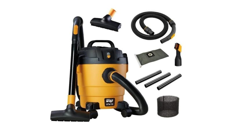 Aspirador De Pó e Água Wap Gtw 10 Compacto 1400w 10 Litros Amarelo