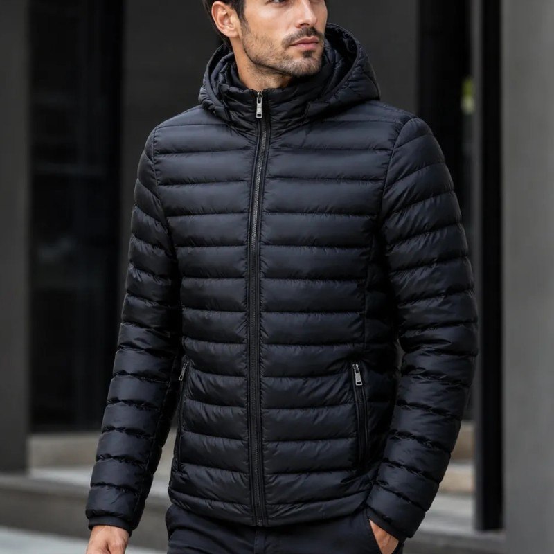 Jaqueta Masculina Puffer Corta Vento Bobojaco Blusa De Frio