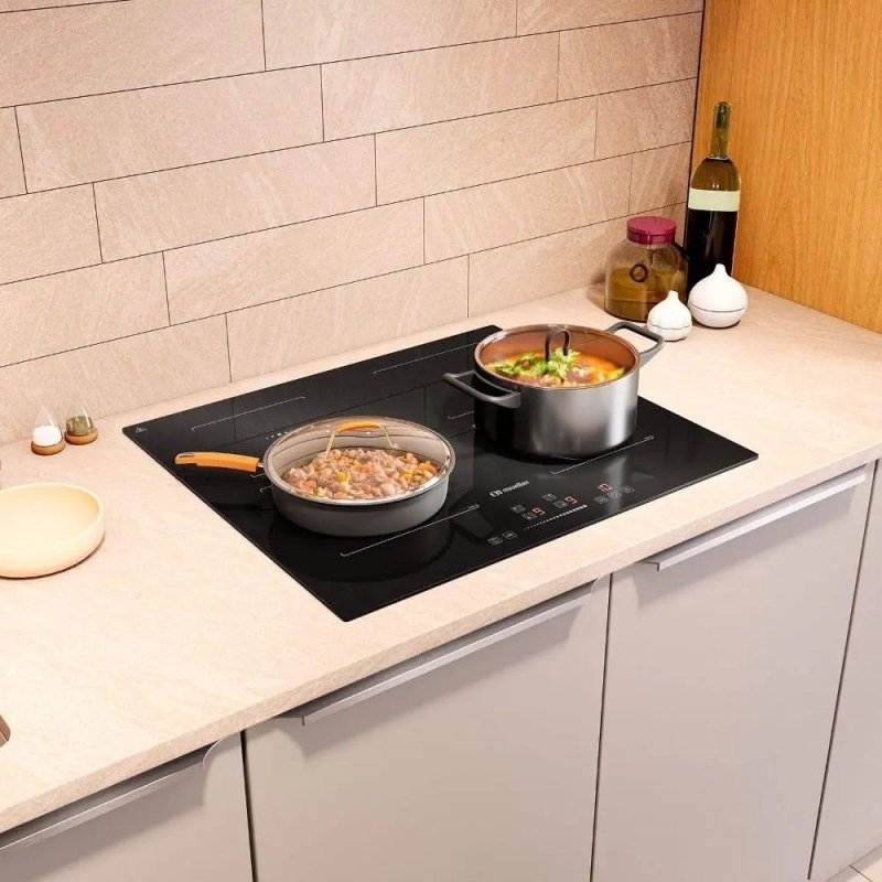 Cooktop de Indução Mueller 4 Bocas 7200W Painel Touch Preto + Frete Grátis