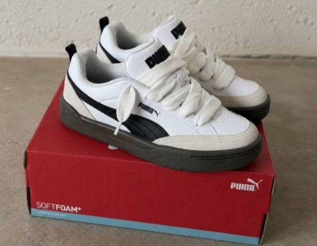 Tênis Masculino Park Lifestyle Og Puma Puma White-puma Black-vapor Gray Lisa