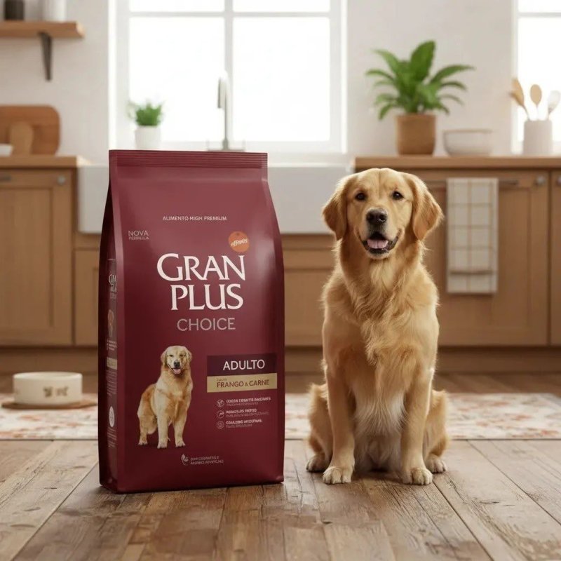 Ração Gran Plus Choice Cães Adultos Frango E Carne 10,1kg + Frete Grátis