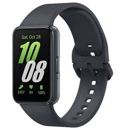 Relógio Smartband Samsung Gal.fit 3 Sm-r390 Grafite Grafite Liso Grafit Cinza-escuro