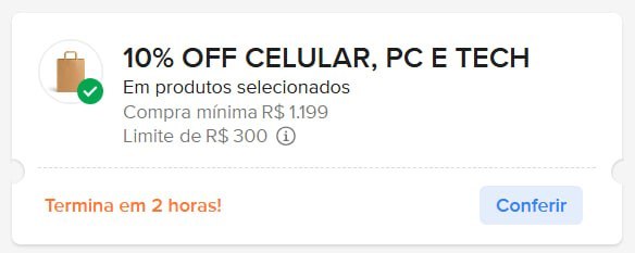 Cupom Mercado Livre em Produtos Selecionados