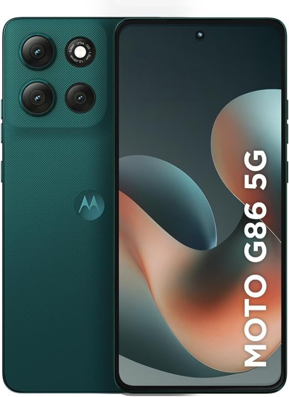Motorola Moto G86 512GB 12GB RAM - 5G Câmera Dupla - Verde Escuro