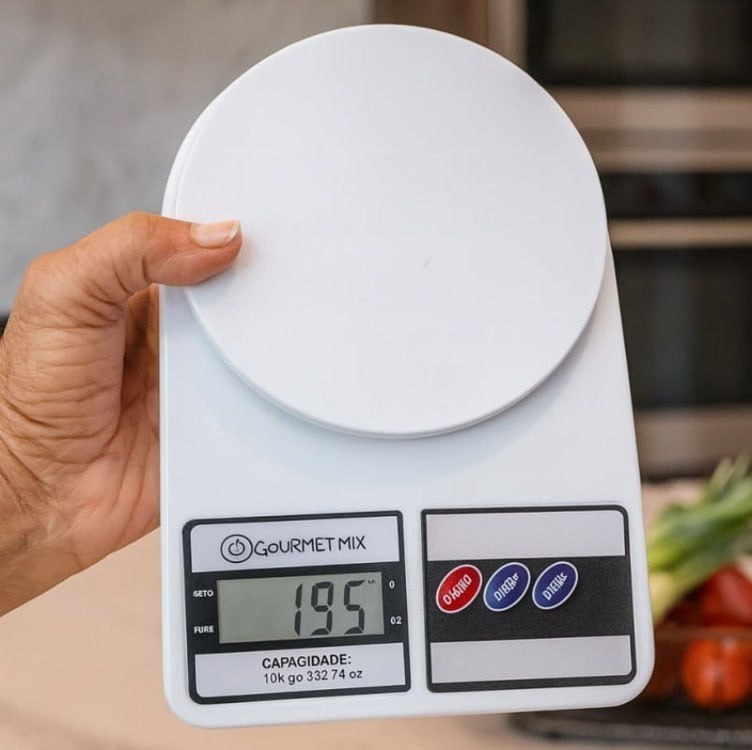 Balança de Cozinha Digital Gourmet Mix até 10Kg