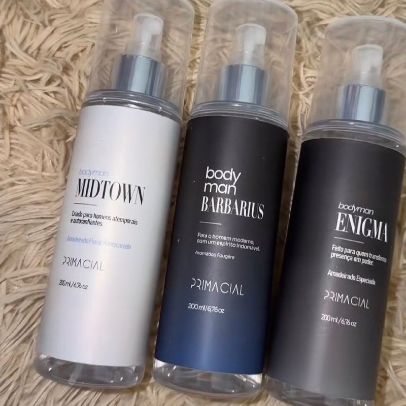 Kit Body Splash Barbarius + Enigma + Midtown 200ml