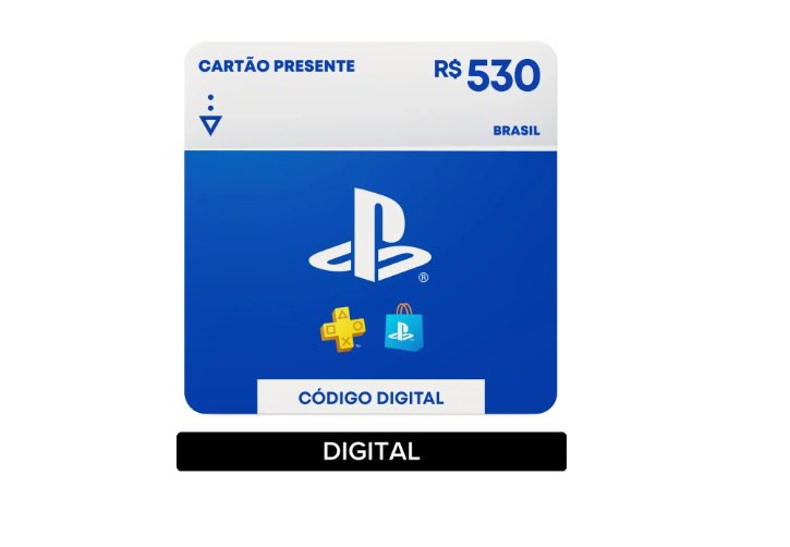 Sony PlayStation Store Gift Card R$ 530 (Digital)