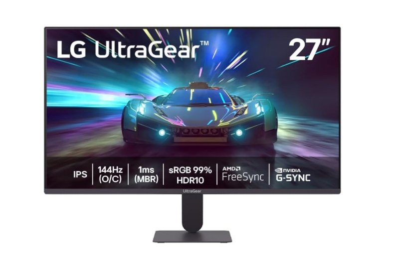 Monitor LG UltraGear™ 27G411A-B 27", FHD, 144Hz, 1ms (MBR), NVIDIA G-SYNC, AMD FreeSync, HDR10