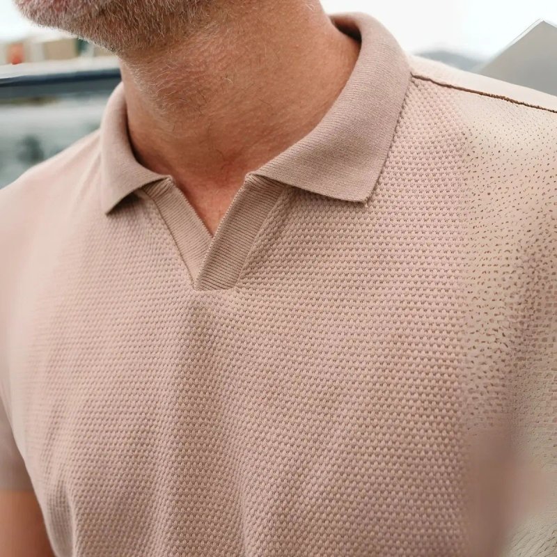 Camiseta Masculina Polo Tricot Leve Estilosa E Confortavel