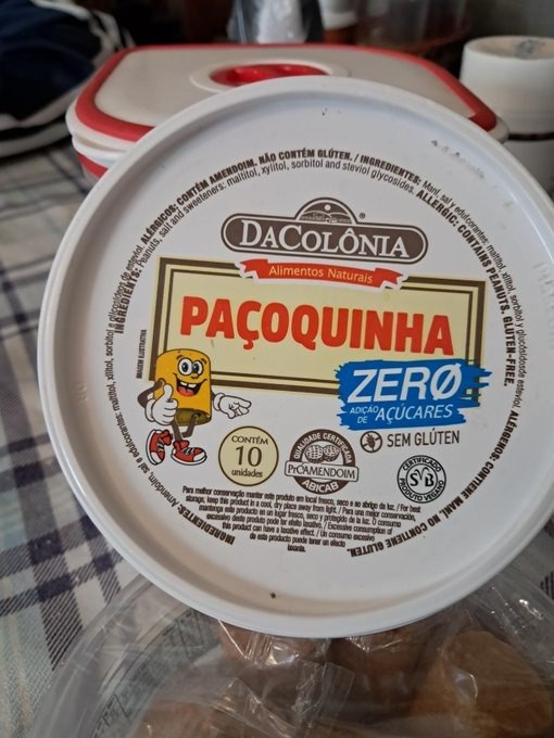 Paçoca Rolha Da Colonia Zero Adição De Açúcares 170g (mín. 2 un.) + Frete Grátis