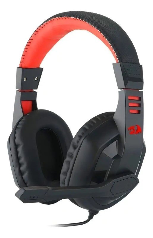Headset Gamer Redragon Ares Pto Preto Preto/vermelho