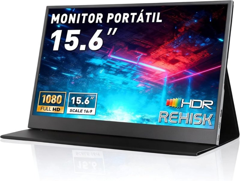 Monitor Portátil IPS 15.6" Full HD 1080p