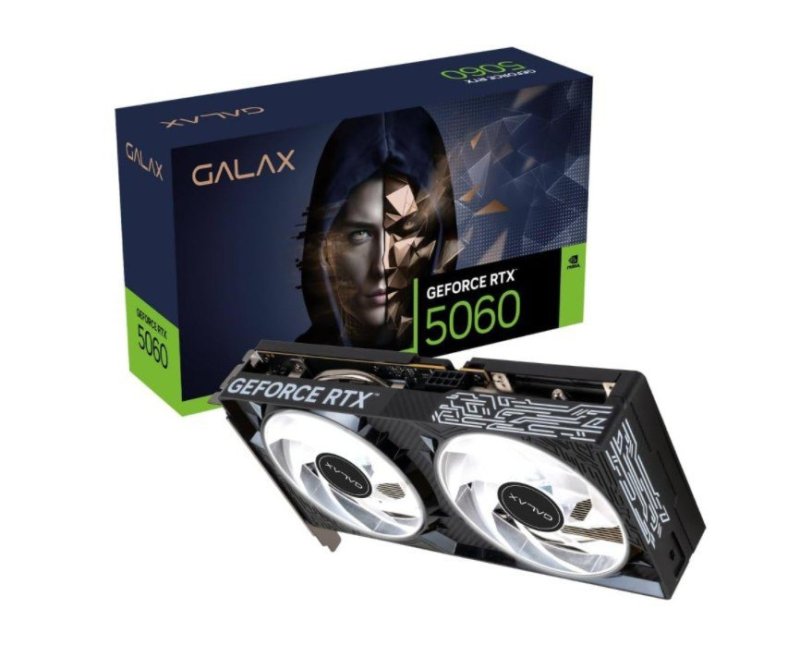 Placa de Vídeo GALAX RTX 5060 1-Click OC V2 8GB