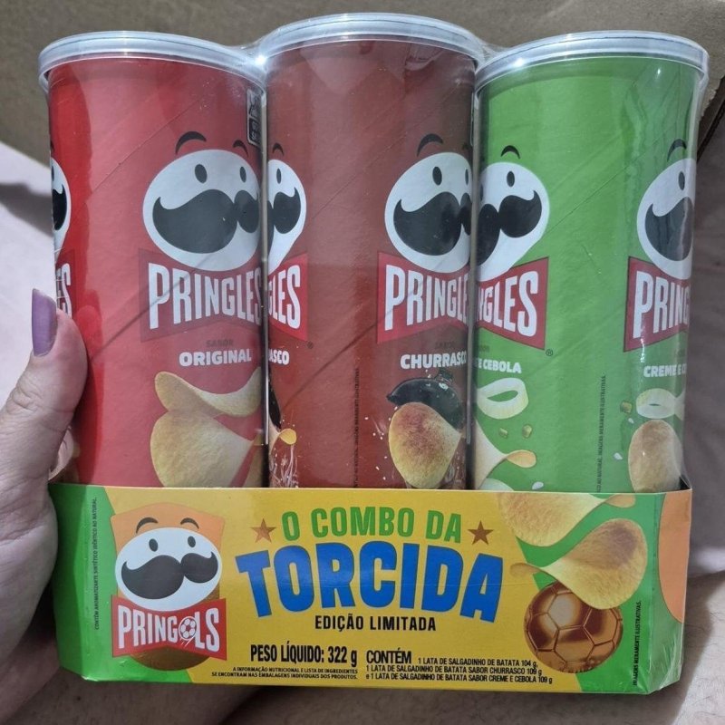 Pringles Tripack Especial Festa do Futebol